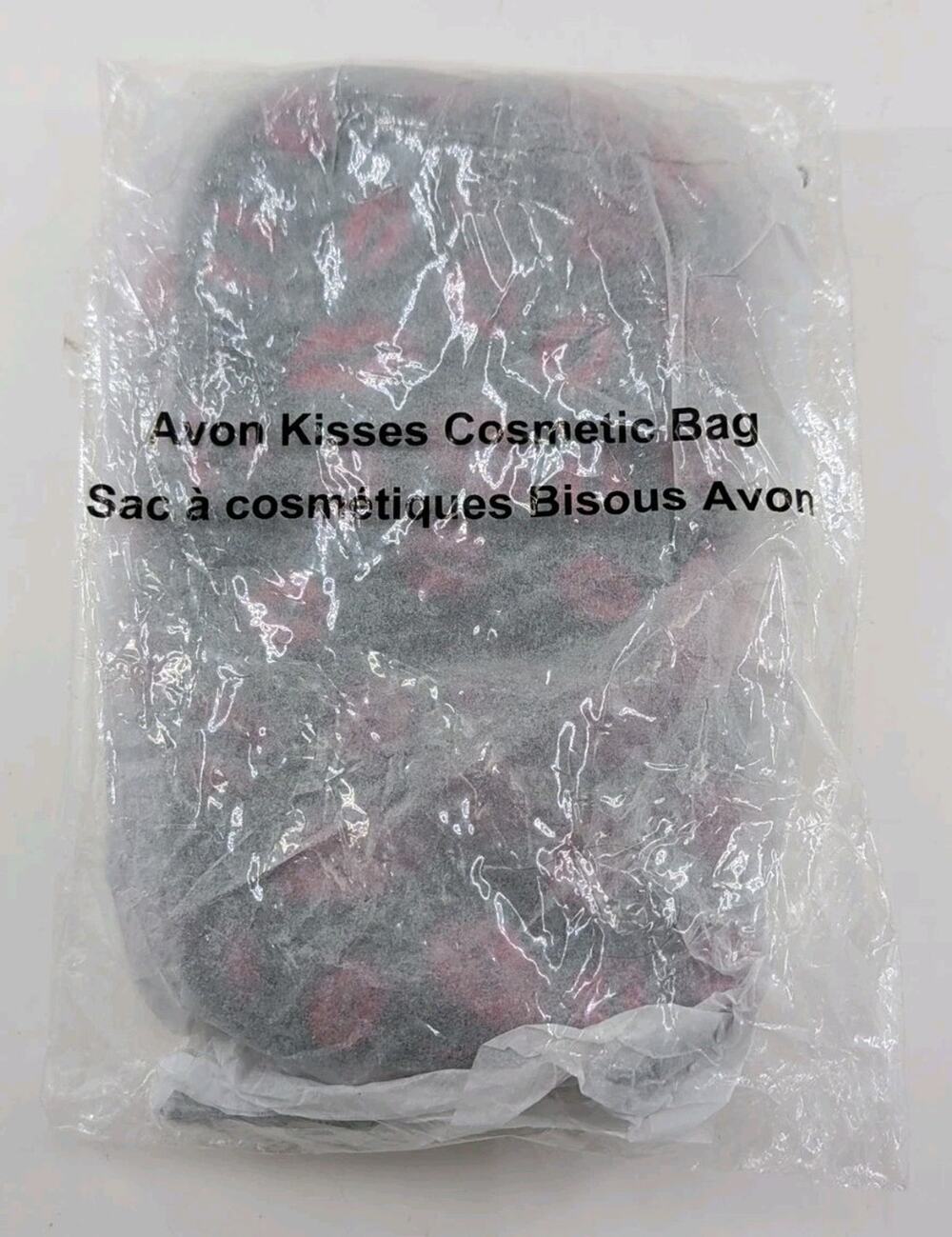 Avon Red Lips Makeup Bag Black With Red Kisses New 2015